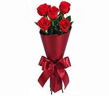 Букет 5 Красных роз Эдлесс Лав в Илек