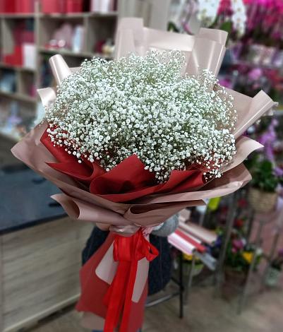 Букет цветов из: Гипсофила в Илек