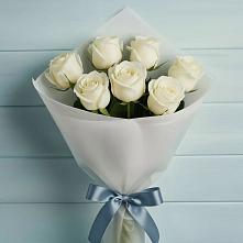 Букет 7 Белых роз Эдлесс Лав #REPLACE_PRED# Илек