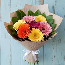 Букет цветов из:  Герберы #REPLACE_PRED# Илек