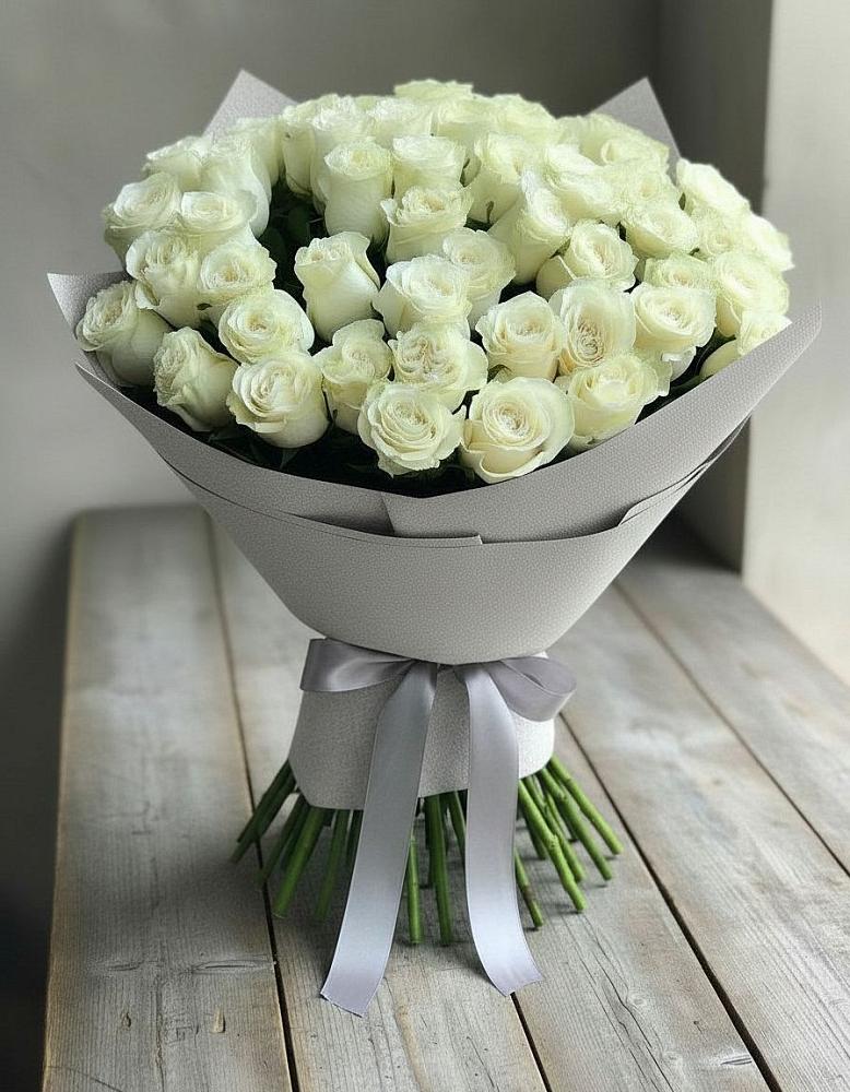 Букет 35 Белых роз в Илек