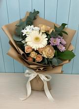 Букет цветов из:  Герберы и Хризантемы #REPLACE_PRED# Илек