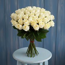 Букет 51 Белая роза Эдлесс Лав #REPLACE_PRED# Илек