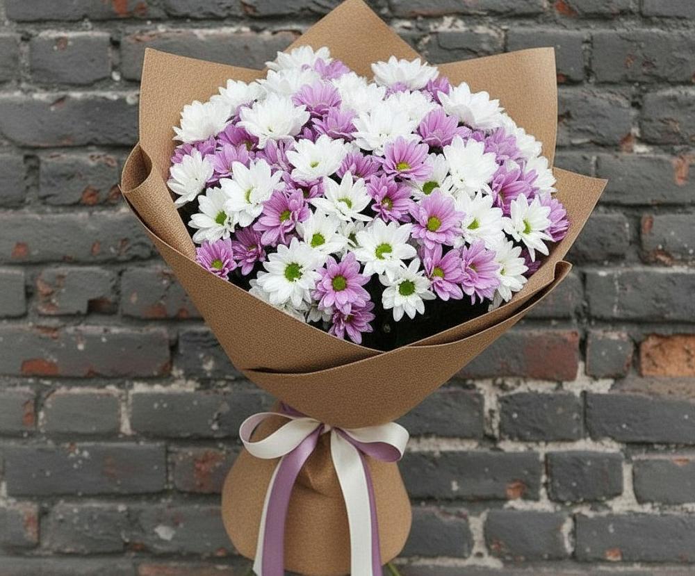 Букет цветов из: Хризантемы в Илек