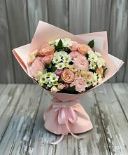 Букет цветов из:  Гвоздики, Розы и Хризантемы #REPLACE_PRED# Илек