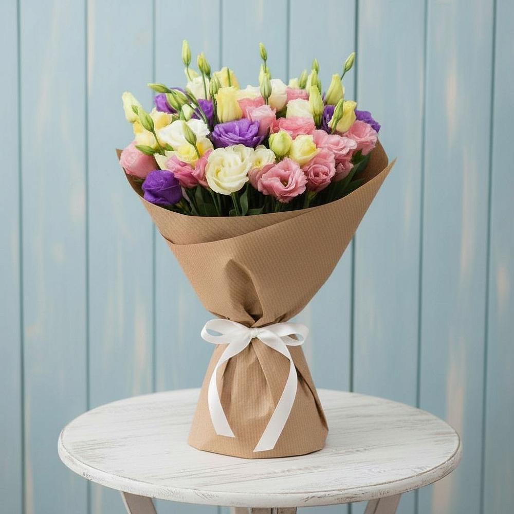 Букет цветов из: Лизиантусы в Илек