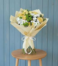 Букет цветов из:  Хризантемы и Розы #REPLACE_PRED# Илек