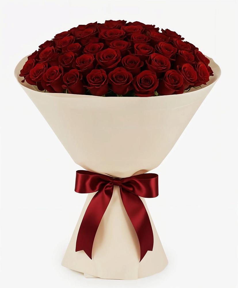 Букет 101 Бордовая роза Блэк Бакарра в Илек