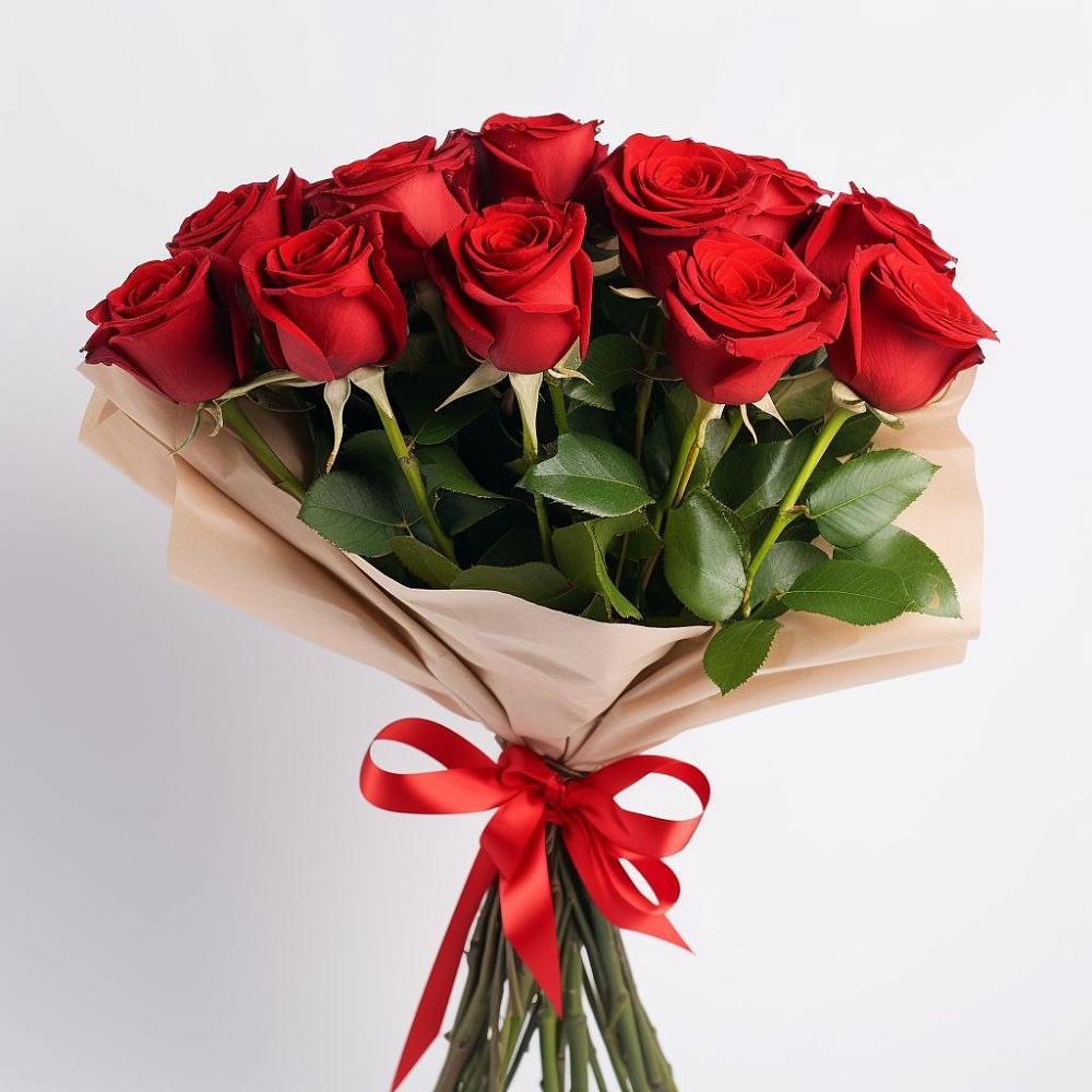 Букет 11 Красных роз Эдлесс Лав в Илек